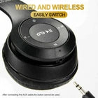 Wireless Bluetooth 5.0 Headphones Noise Cancelling Over-Ear Stereo Earphones HOT