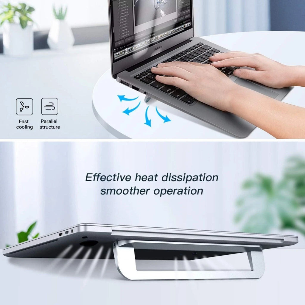 Laptop Stand for Desk Aluminum Adjustable Laptop Holder, Ergonomic Laptop