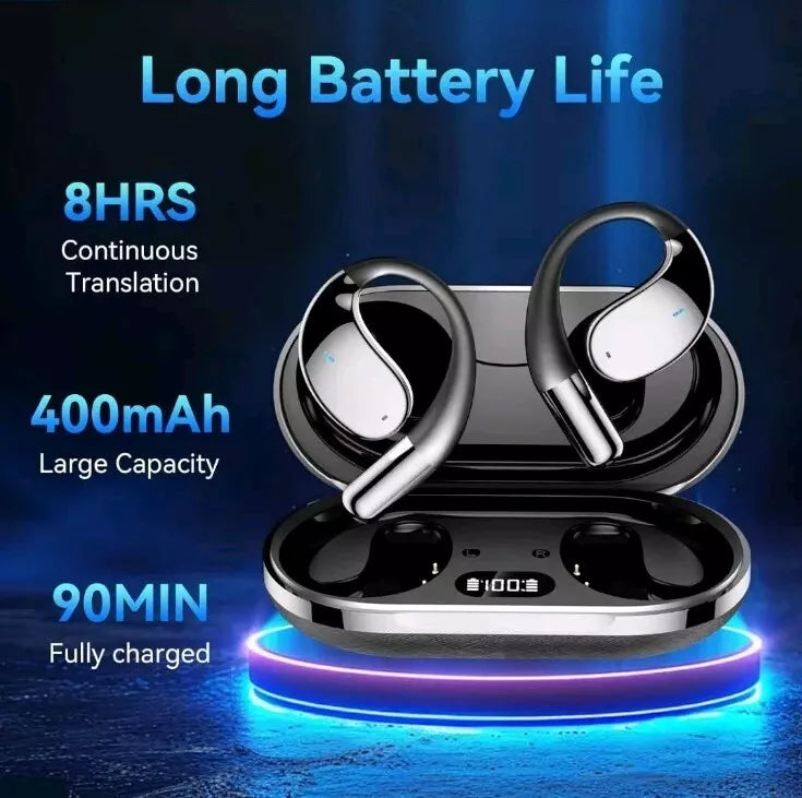 AI Translation Real Time Smart Instant Earbuds Online & Offline [144+ Languages]Opens in a new window or tab