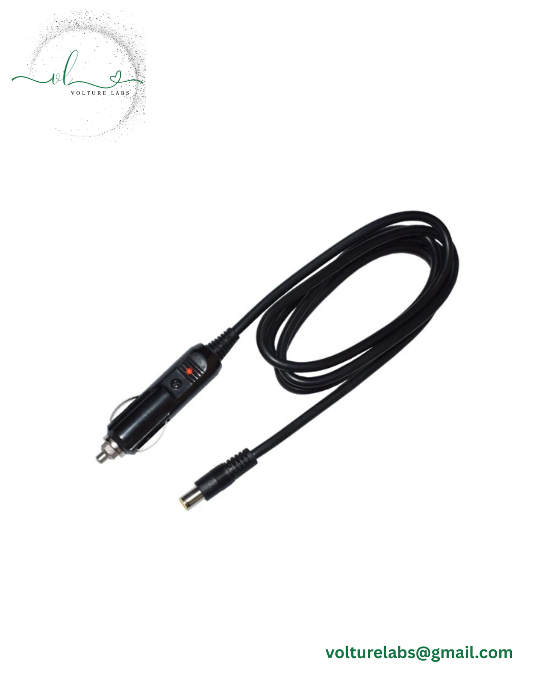 DC8mm Auto Power Adapter Extension Cord for Car Electronics and Gadgets