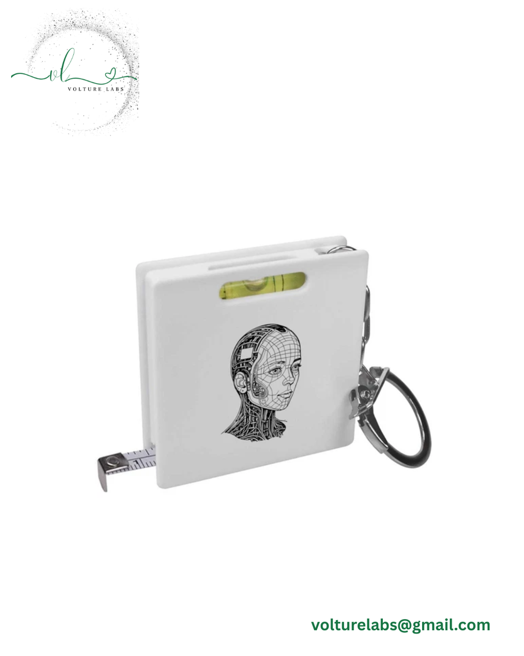 'AI Companion' Keyring Tape Measure / Spirit Level Tool (KM00035447)Opens in a new window or tab