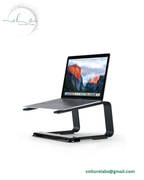 GRIFFIN ELEVATOR COMPUTER LAPTOP MACBOOK/MACBOOK AIR STAND - BLACK / CLEAR