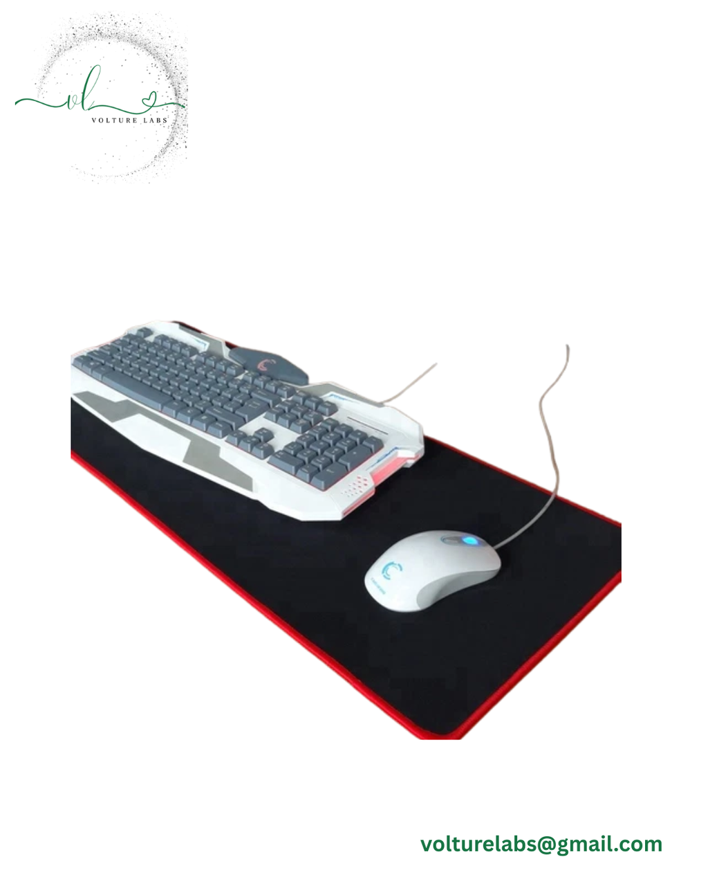 Keyboard Mouse Pad Mat For Computer Laptop Anti-slip 60 x 30cm Extra Large Size